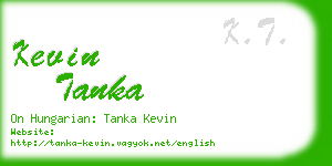 kevin tanka business card